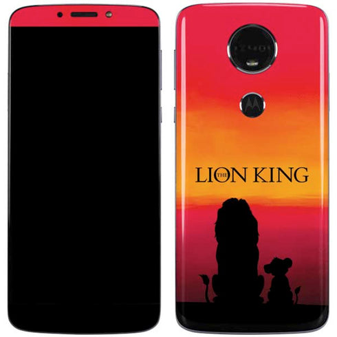 Disney The Lion King Movie Poster Art Moto E5 Plus Skin