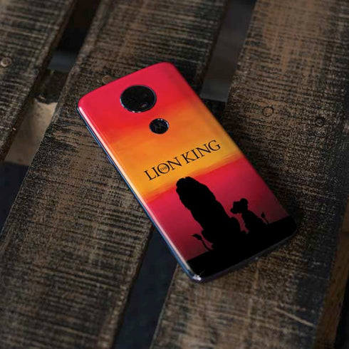 Disney The Lion King Movie Poster Art Moto E5 Plus Skin