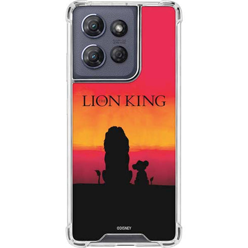 Disney The Lion King Movie Poster Art Moto G Power 5G (2025) Clear Case