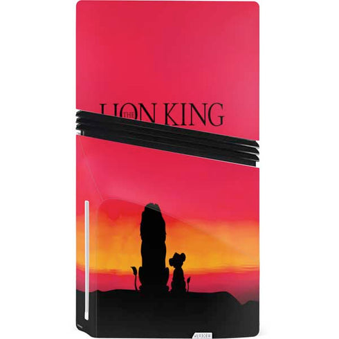 Disney The Lion King Movie Poster Art PS5 Pro Disk Console Skin