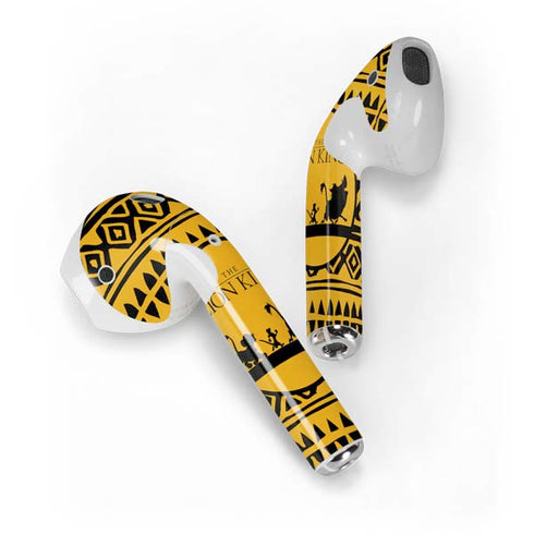 Disney The Lion King Simba Timon and Pumba Tribal Print Apple AirPods Skin