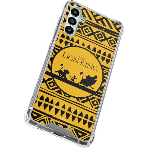 Disney The Lion King Simba Timon and Pumba Tribal Print Gabb Phone 4 Clear Case