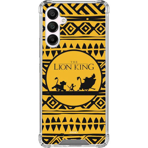 Disney The Lion King Simba Timon and Pumba Tribal Print Galaxy A16 5G Clear Case
