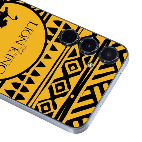 Disney The Lion King Simba Timon and Pumba Tribal Print Galaxy A35 5G Skin
