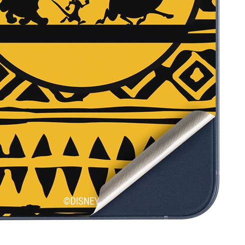 Disney The Lion King Simba Timon and Pumba Tribal Print Galaxy A35 5G Skin