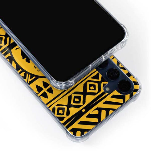 Disney The Lion King Simba Timon and Pumba Tribal Print Galaxy A55 5G Clear Case