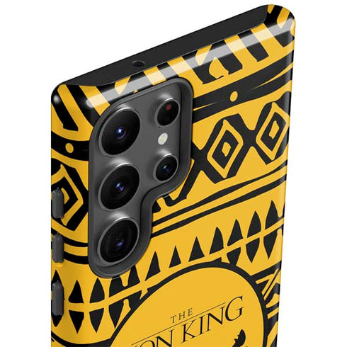 Disney The Lion King Simba Timon and Pumba Tribal Print Galaxy S23 Ultra Pro Case