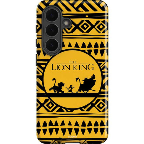 Disney The Lion King Simba Timon and Pumba Tribal Print Galaxy S26 Impact Case