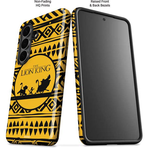 Disney The Lion King Simba Timon and Pumba Tribal Print Galaxy S26 Impact Case