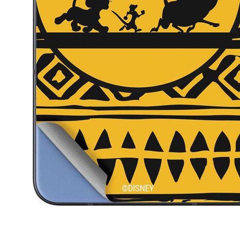 Disney The Lion King Simba Timon and Pumba Tribal Print Galaxy Z Fold5 5G Skin