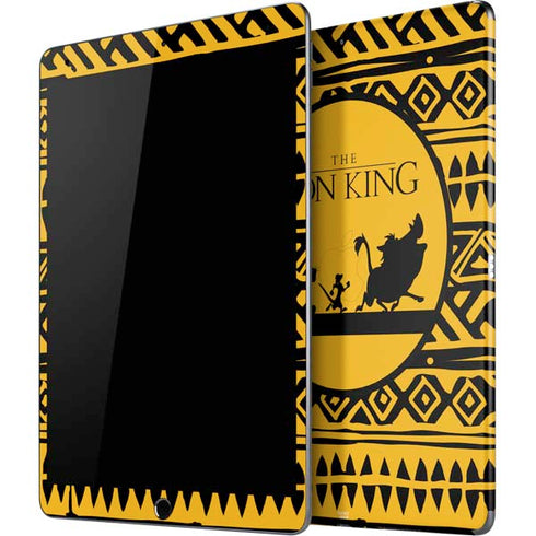 Disney The Lion King Simba Timon and Pumba Tribal Print iPad Skins