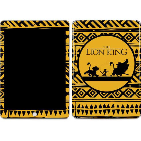 Disney The Lion King Simba Timon and Pumba Tribal Print Apple iPad Skin