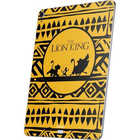 Disney The Lion King Simba Timon and Pumba Tribal Print Apple iPad Air Skin