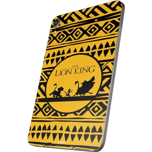 Disney The Lion King Simba Timon and Pumba Tribal Print Apple iPad Mini Skin