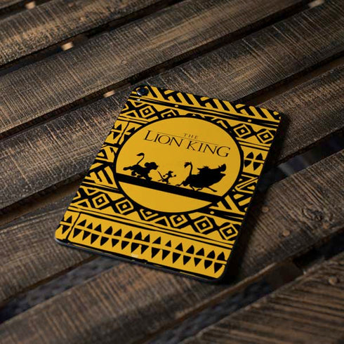 Disney The Lion King Simba Timon and Pumba Tribal Print Apple iPad Pro Skin