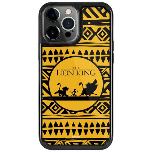 Disney The Lion King Simba Timon and Pumba Tribal Print iPhone Cases