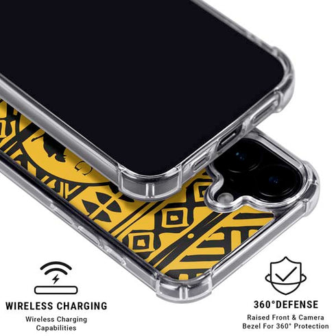 Disney The Lion King Simba Timon and Pumba Tribal Print iPhone 16 MagSafe Case