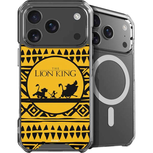 Disney The Lion King Simba Timon and Pumba Tribal Print iPhone 18 Pro Max MagSafe Case
