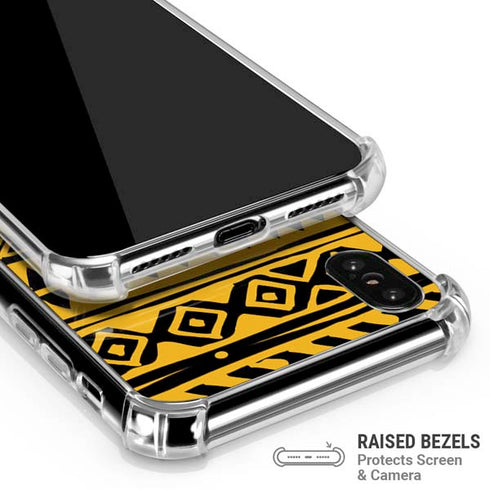 Disney The Lion King Simba Timon and Pumba Tribal Print iPhone X/XS Clear Case