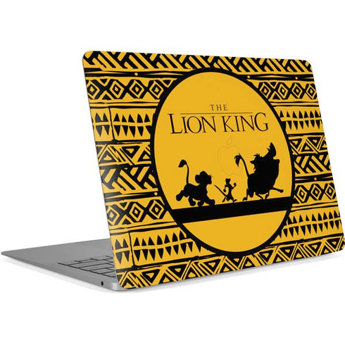 Disney The Lion King Simba Timon and Pumba Tribal Print Apple MacBook Air Skin