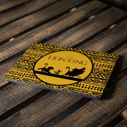 Disney The Lion King Simba Timon and Pumba Tribal Print Apple MacBook Air Skin