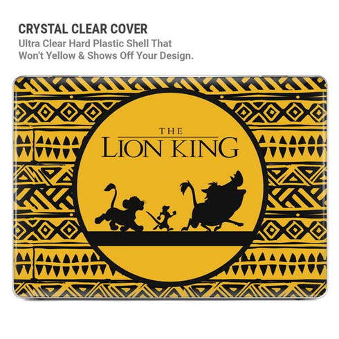 Disney The Lion King Simba Timon and Pumba Tribal Print MacBook Pro 14in (2021-24) Case plus Skin