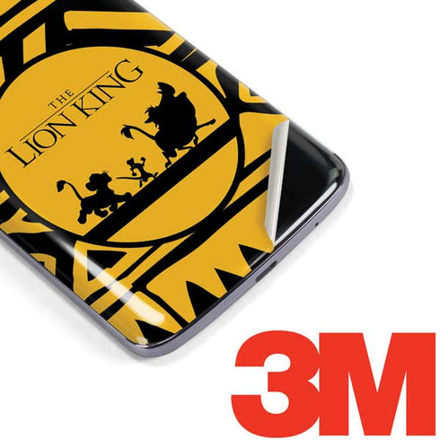 Disney The Lion King Simba Timon and Pumba Tribal Print Moto E5 Plus Skin