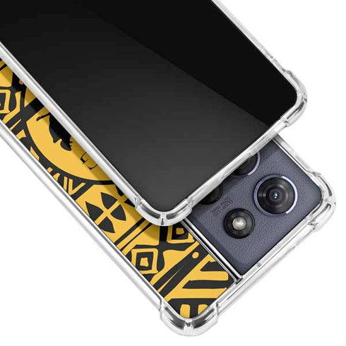 Disney The Lion King Simba Timon and Pumba Tribal Print Moto G 5G (2025) Clear Case