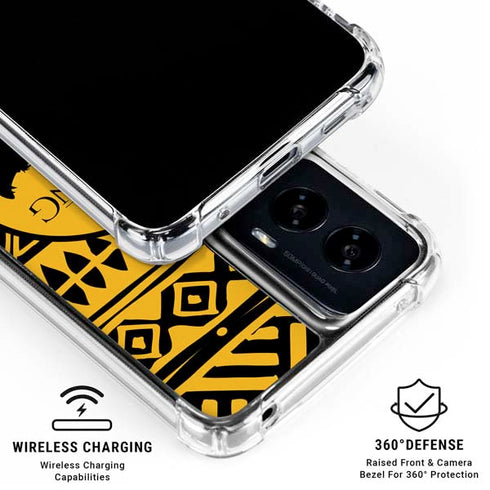 Disney The Lion King Simba Timon and Pumba Tribal Print Moto G Power 5G (2024) Clear Case