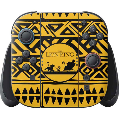 Disney The Lion King Simba Timon and Pumba Tribal Print Nintendo Switch 2 (2025) Joy-Con Controller Skin