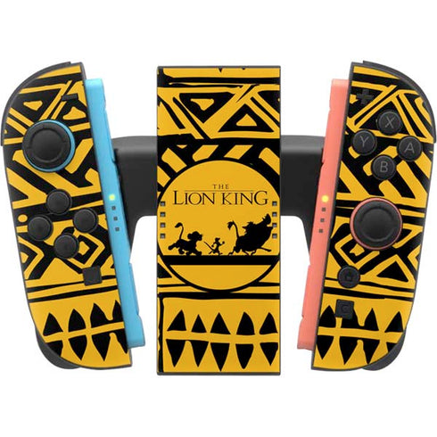 Disney The Lion King Simba Timon and Pumba Tribal Print Nintendo Switch 2 (2025) Joy-Con Controller Skin