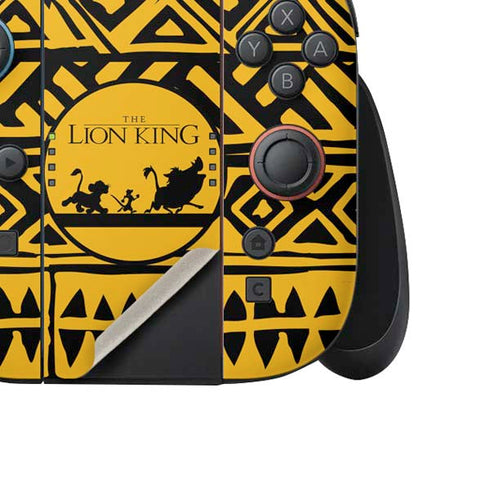 Disney The Lion King Simba Timon and Pumba Tribal Print Nintendo Switch 2 (2025) Joy-Con Controller Skin