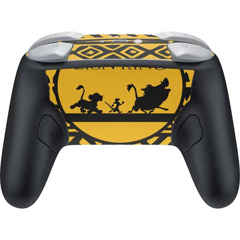 Disney The Lion King Simba Timon and Pumba Tribal Print Nintendo Switch 2 (2025) Pro Controller Skin