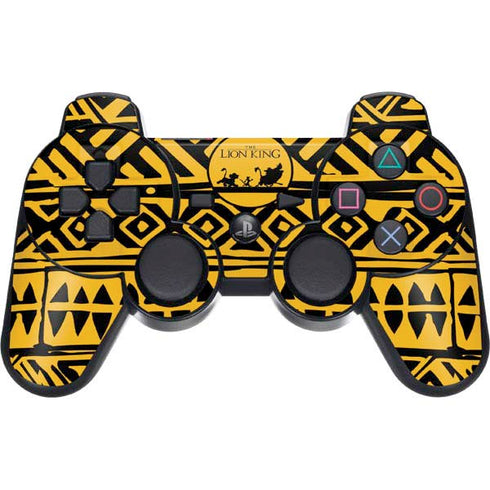 Disney The Lion King Simba Timon and Pumba Tribal Print PS3 Dual Shock wireless controller Skin