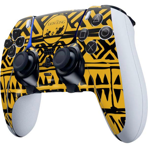 Disney The Lion King Simba Timon and Pumba Tribal Print PS5 DualSense Edge Pro Controller Skin