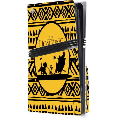 Disney The Lion King Simba Timon and Pumba Tribal Print PlayStation PS5 Skins