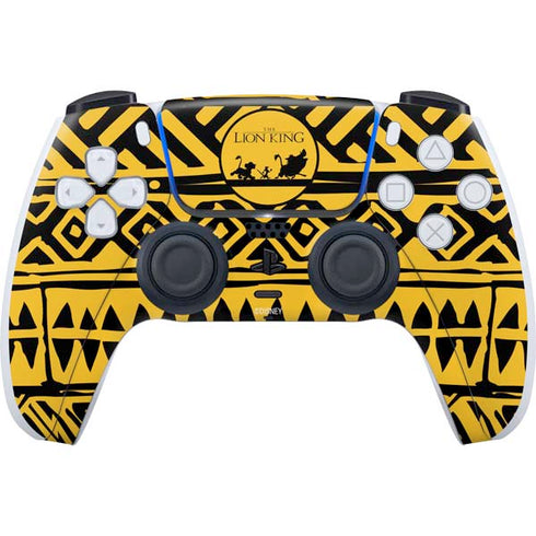 Disney The Lion King Simba Timon and Pumba Tribal Print PlayStation PS5 Skins