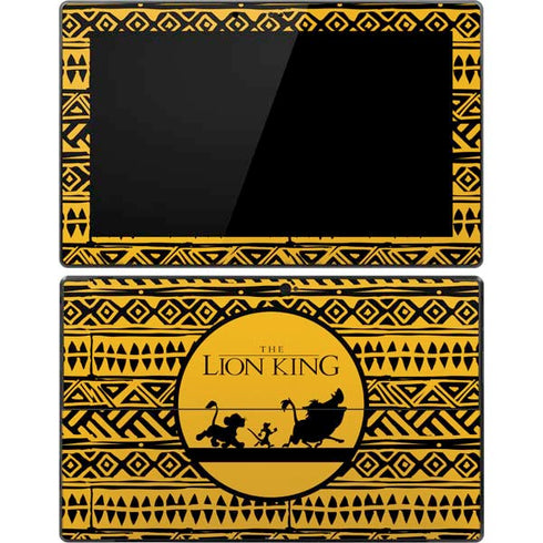 Disney The Lion King Simba Timon and Pumba Tribal Print Surface Pro Tablet Skin
