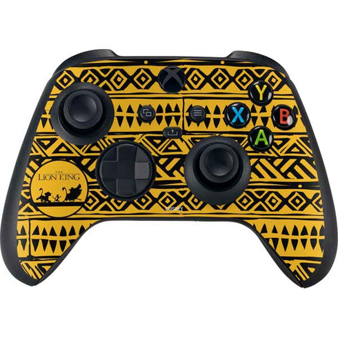Disney The Lion King Simba Timon and Pumba Tribal Print XBox Series X Digital Edition Bundle Skin