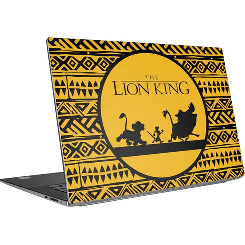 Disney The Lion King Simba Timon and Pumba Tribal Print Dell XPS Skin