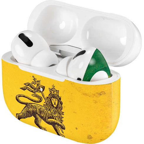 The Lion of Judah Rasta Flag AirPods Skins