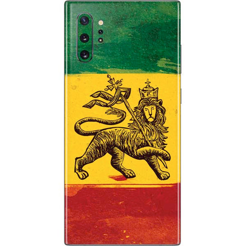 The Lion of Judah Rasta Flag Galaxy Note 10 Plus Skin