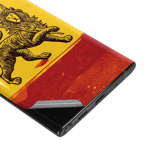 The Lion of Judah Rasta Flag Galaxy Note 10 Plus Skin