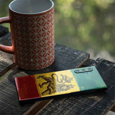 The Lion of Judah Rasta Flag Galaxy Note 10 Plus Skin