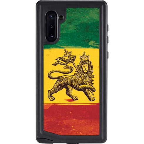 The Lion of Judah Rasta Flag Galaxy Cases