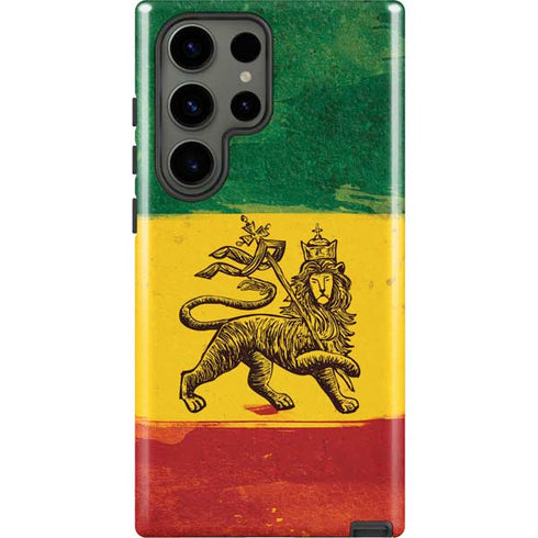 The Lion of Judah Rasta Flag Galaxy S23 Ultra Pro Case