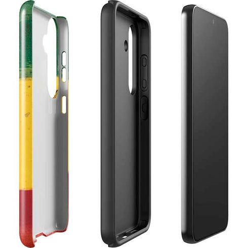 The Lion of Judah Rasta Flag Galaxy S25 Impact Case