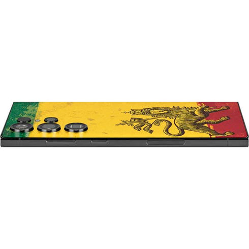 The Lion of Judah Rasta Flag Galaxy S25 Ultra Skin