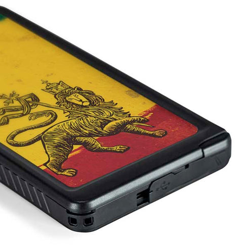The Lion of Judah Rasta Flag Galaxy S24 Ultra Waterproof Case
