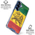 The Lion of Judah Rasta Flag Galaxy S25 Clear Case